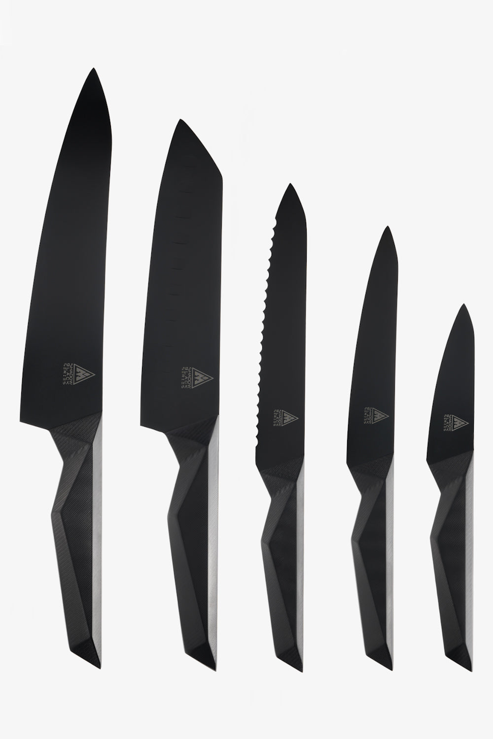 5-Piece Block Set | Shadow Black Series | Knives NSF Certified | Dalstrong © - 2