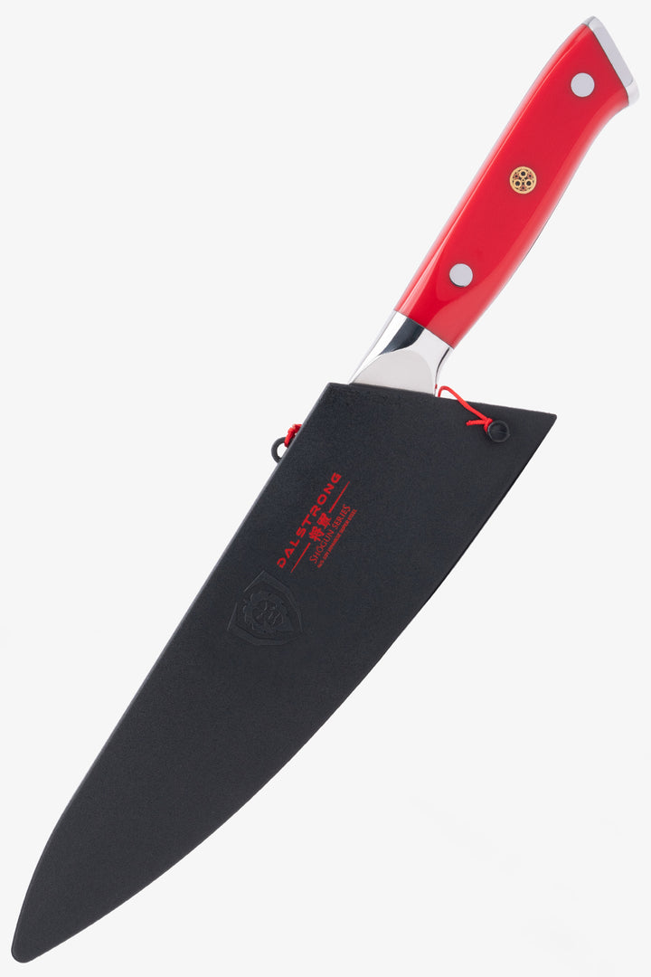 Chef's Knife 8" | Crimson Red Handle | Shogun Series | X | Dalstrong ©