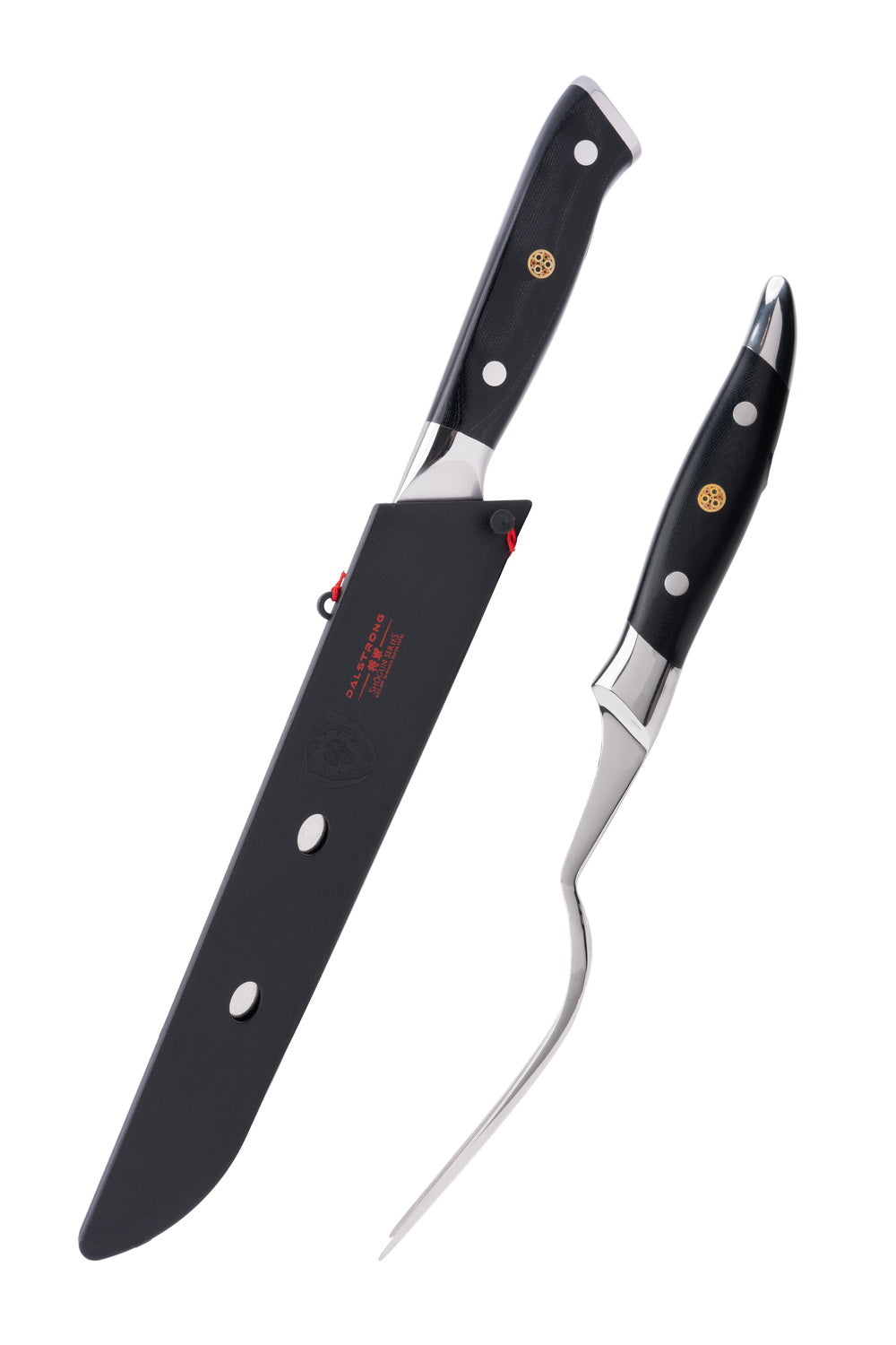 Carving Knife & Fork Set 9" | Shogun Series | ELITE | Dalstrong © - 3