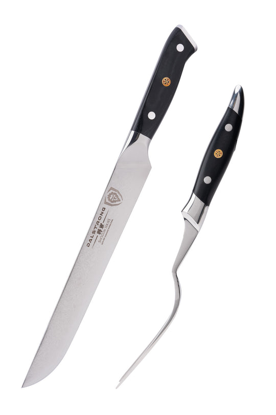 Carving Knife & Fork Set 9" | Shogun Series | ELITE | Dalstrong ©