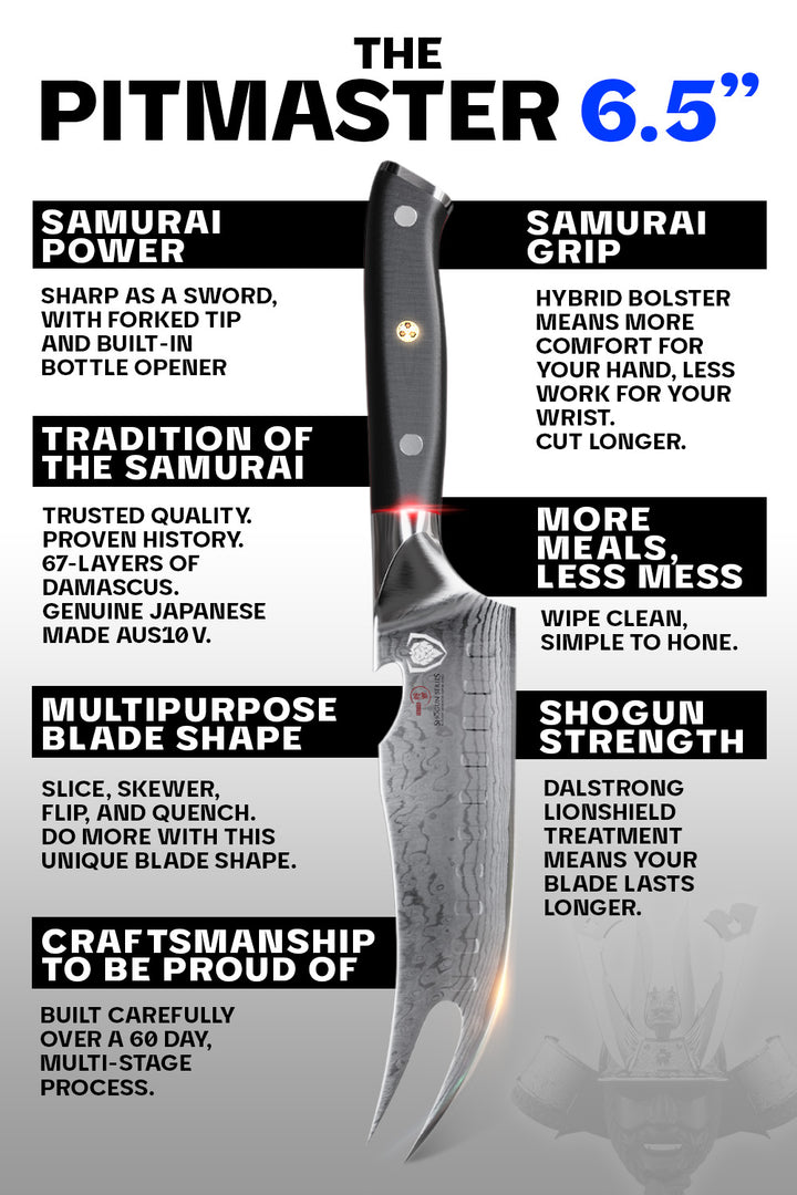 Pitmaster BBQ & Meat Knife 6.5" | Shogun Series ELITE | Dalstrong ©
