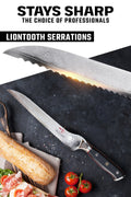 Serrated Offset Knife 8"