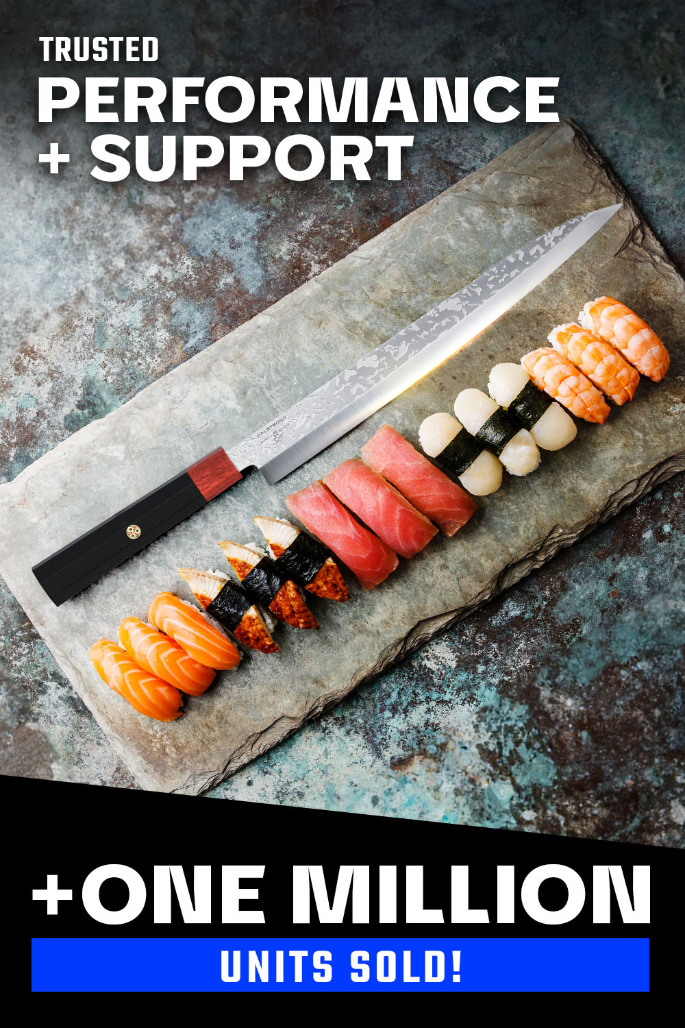Yanagiba & Sushi Knife 10.5" | Single Bevel | Ronin Series | Dalstrong ©