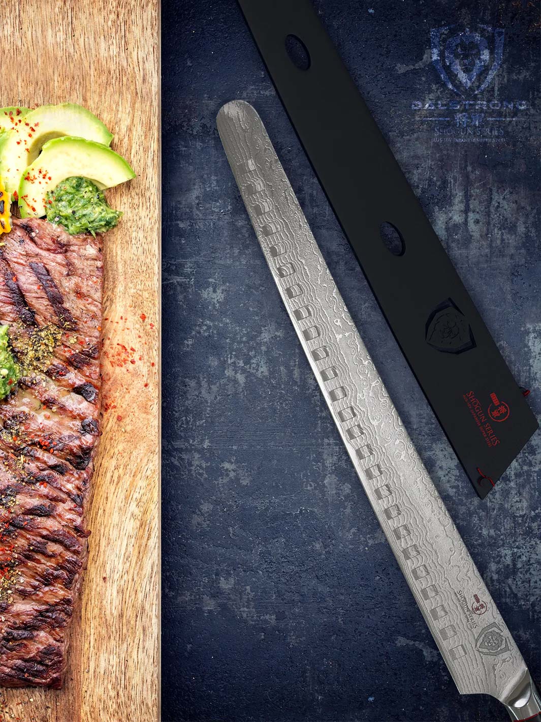 Extra-Long Slicing & Carving Knife 14" | Shogun Series | ELITE | Dalstrong © 9