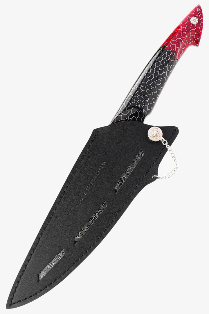 Scorpion Hellfire Bundle | 8" Chef's Knife + 4" Paring Knife + 11" Slicer Knife