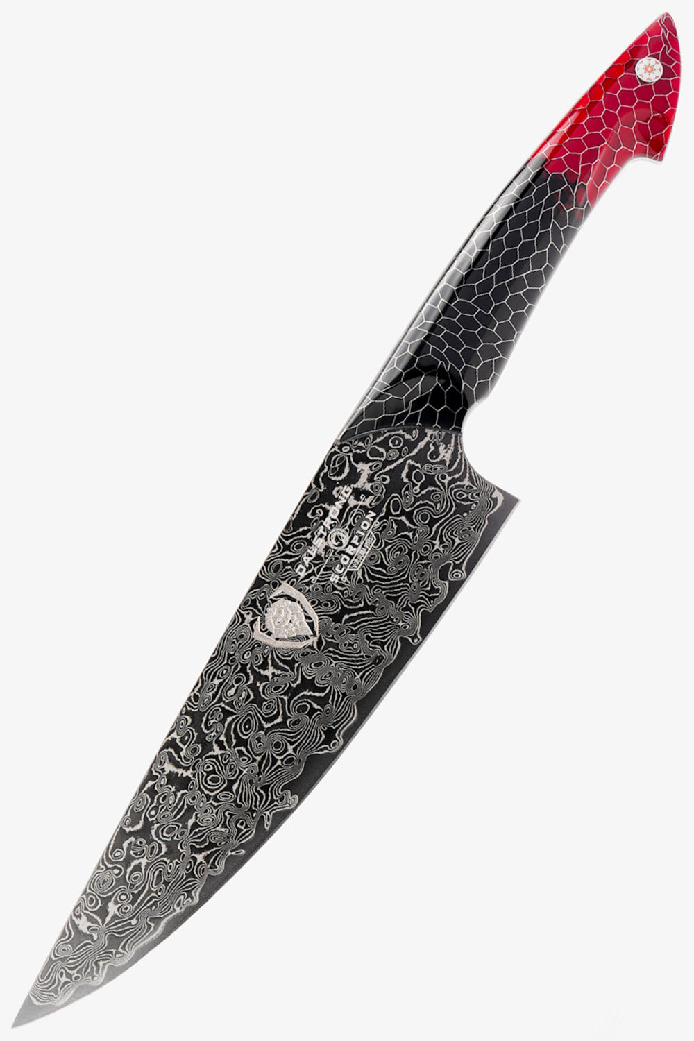 Scorpion Hellfire Bundle | 8" Chef's Knife + 4" Paring Knife + 11" Slicer Knife