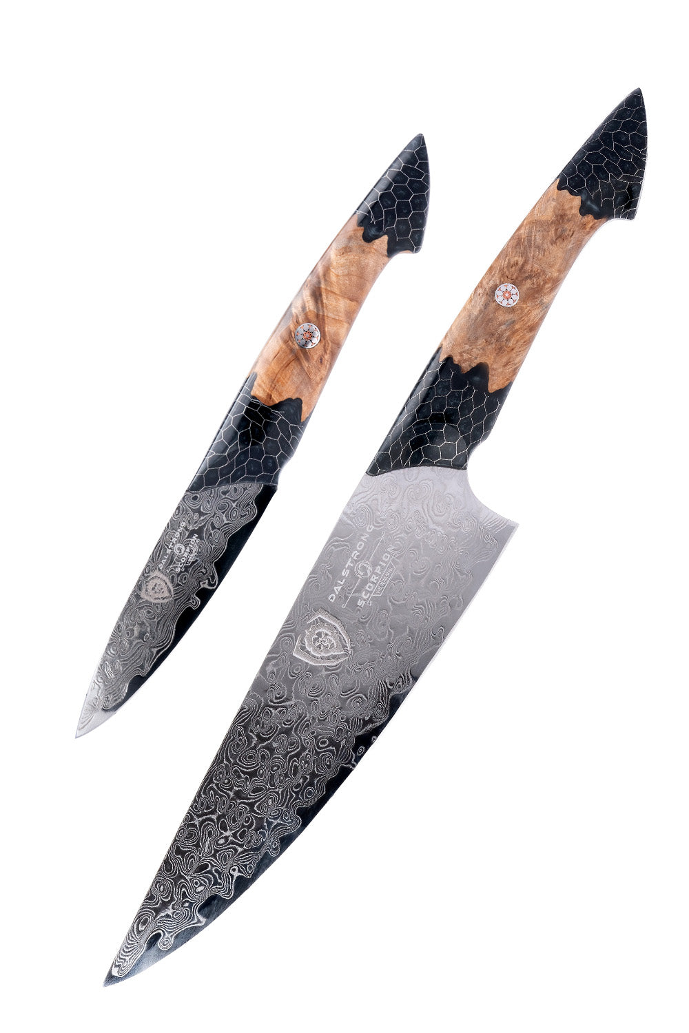 2 Piece Set | Chef Knife & Paring Knife | The Scorpion Series | Venom Edition | Dalstrong ©