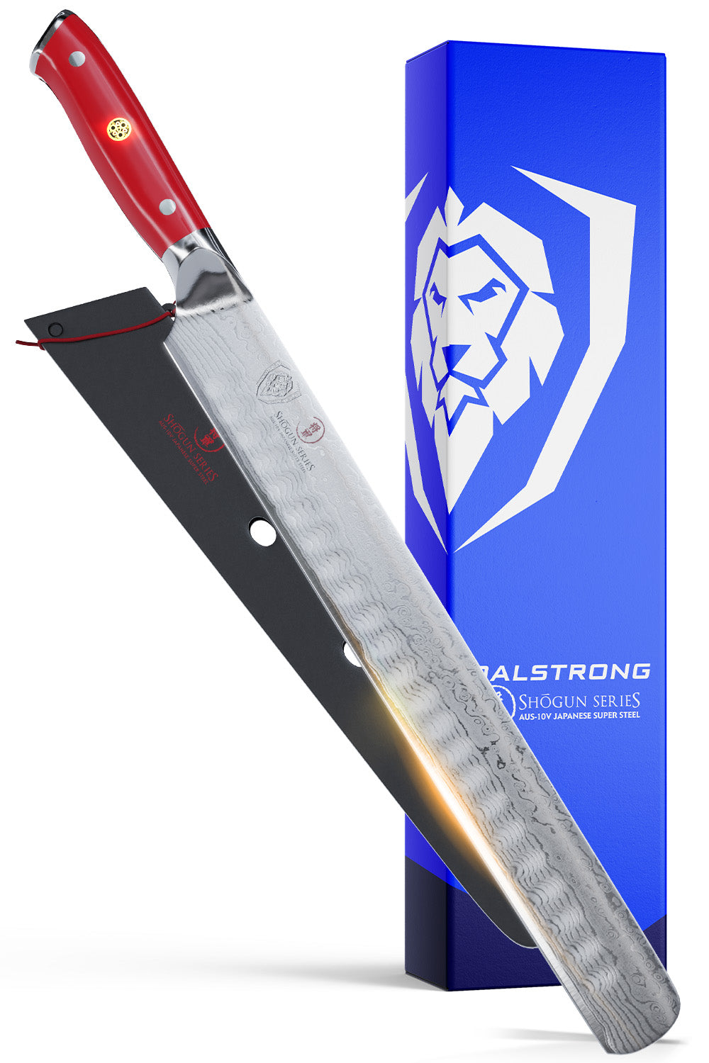 Slicing Carving Knife 12" | Crimson Red ABS Handle | Shogun Series | Dalstrong ©