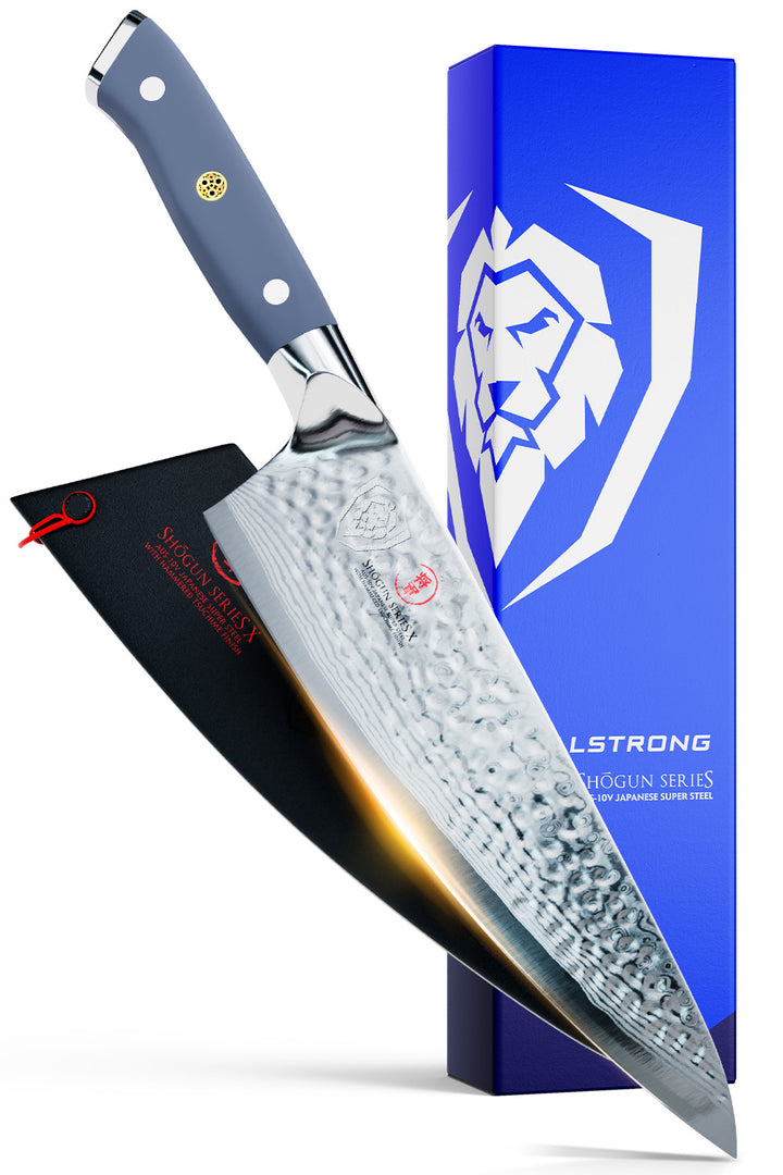 Chef's Knife 8" | Light Blue Matte ABS Handle | Shogun Series X | Dalstrong ©