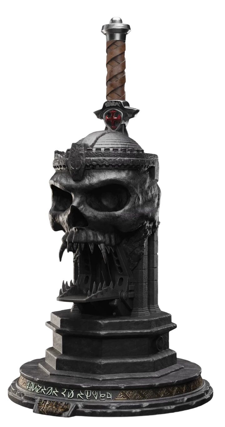 Masters of The Universe™ x StudioForge™ | CASTLE GRAYSKULL™  EDITION: Blade of Eternia™ | 8” Collector’s Chef Knife & Display Stand 1
