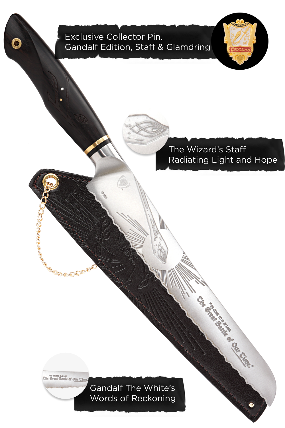 Bread Knife 9" | Lord of the Rings™ Edition | Dalstrong ©