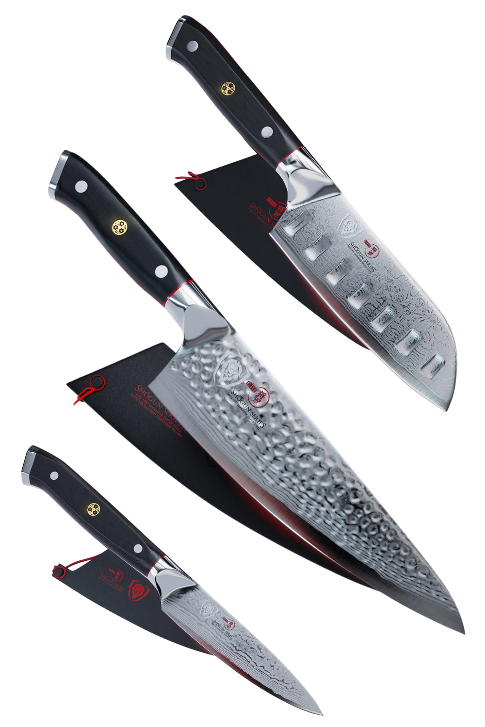 Shogun Bundle | 8" Chef Knife + 3.5" Paring Knife + 7" Santoku Knife