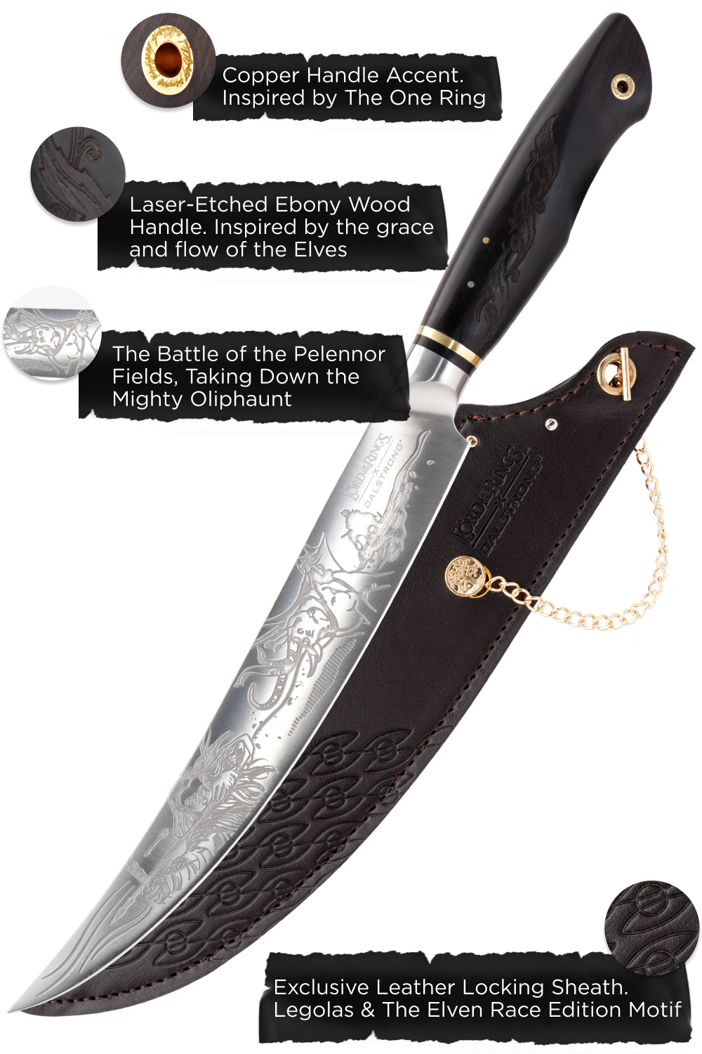 Carving Slicer Knife 9" | Lord of the Rings™ Edition | Dalstrong ©