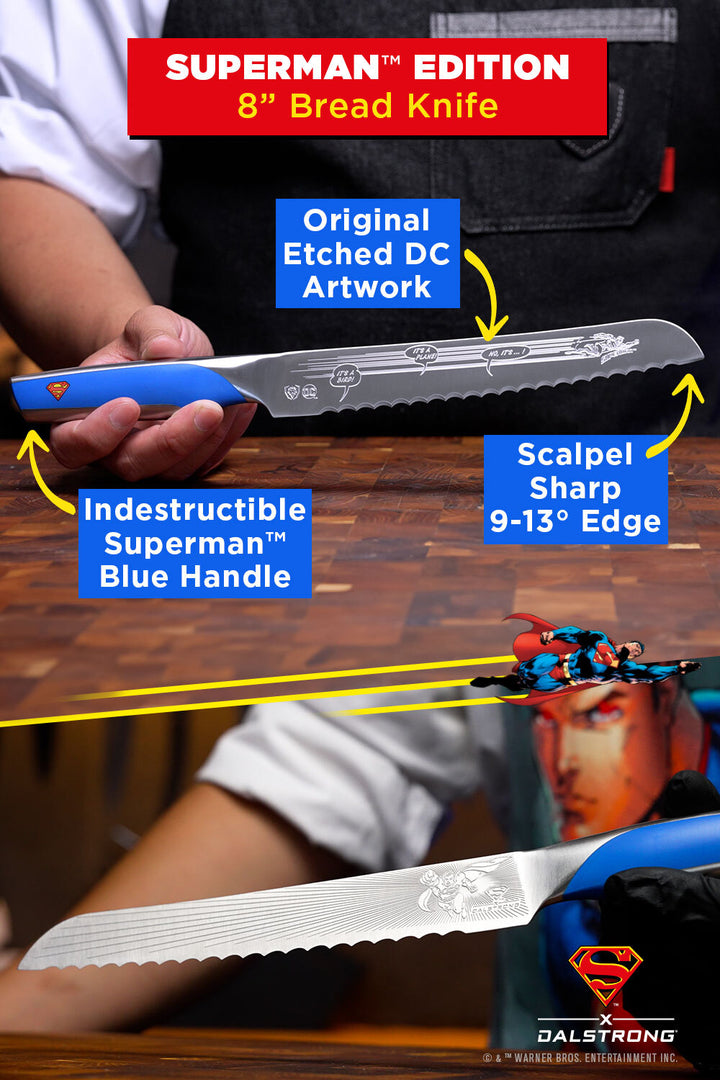 Bread Knife 8" | SUPERMAN™ Edition | Dalstrong ©