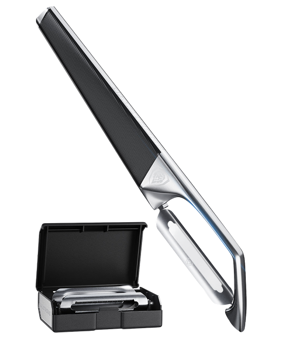 Swivel Straight Peeler | 3 Blades Case | Dalstrong ©
