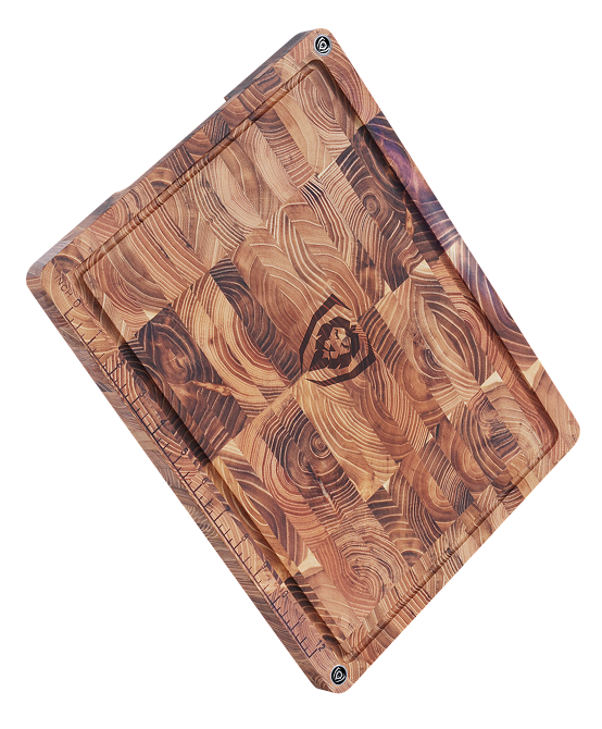 End-Grain Teak Cutting Board | Medium Size | Dalstrong ©