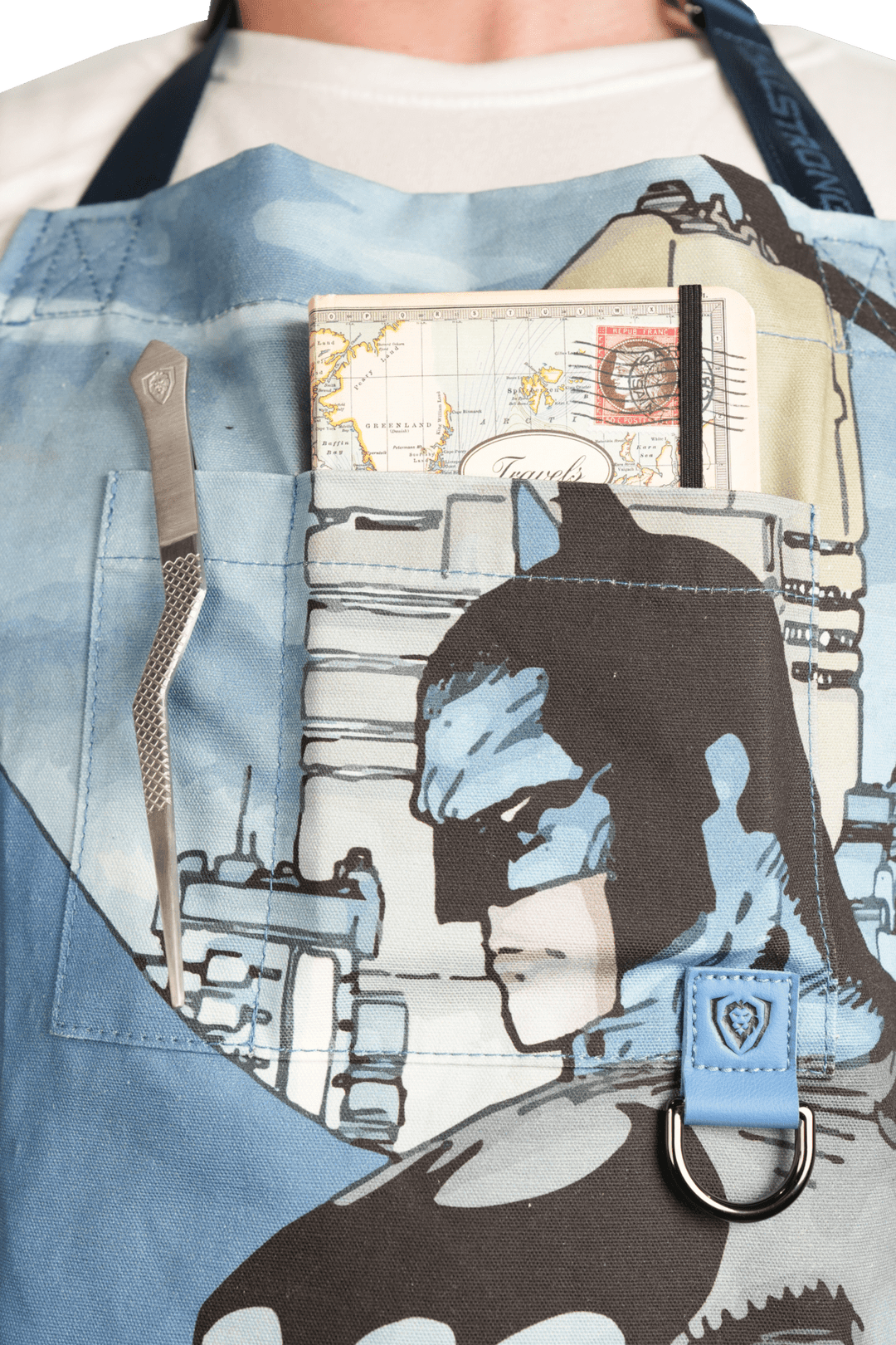 Chef's Apron | Batman™ Edition | Blue Legend | 100% Breathable Cotton | Dalstrong ©