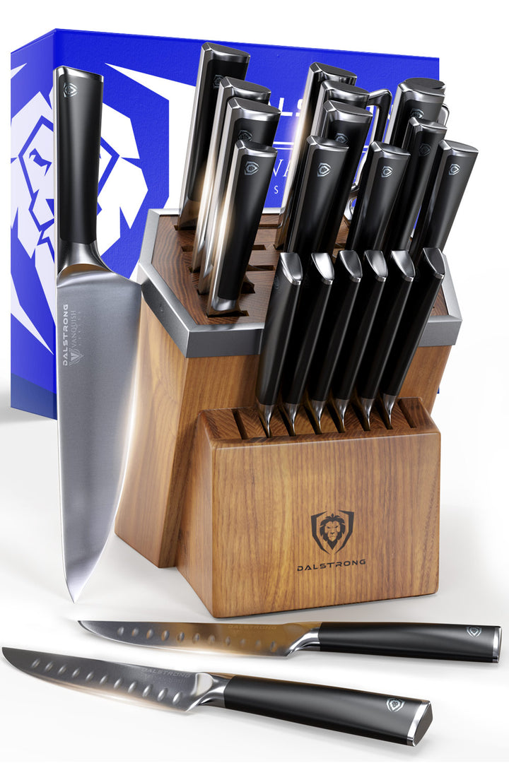 24-Piece Knife Block Set | Vanquish Series | NSF Certified | Dalstrong ©