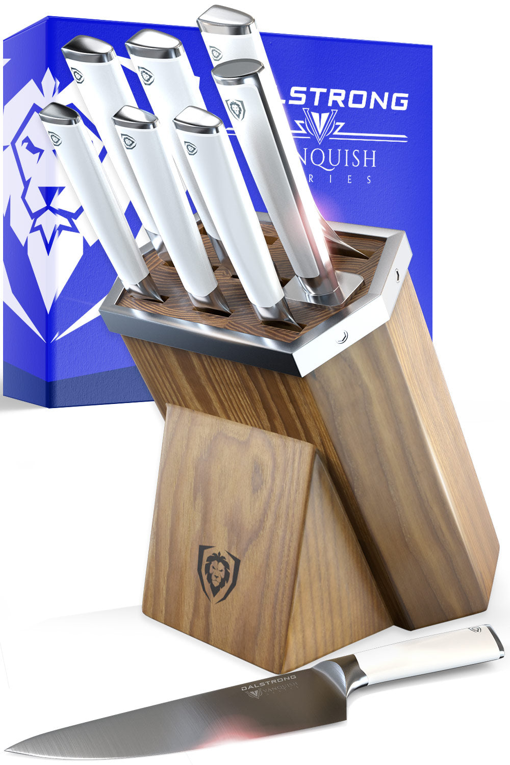 8-Piece Knife Block Set | Vanquish Series | NSF Certified | Dalstrong ©