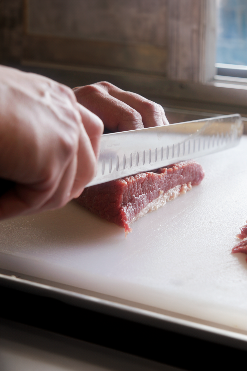 Slice with purpose.
