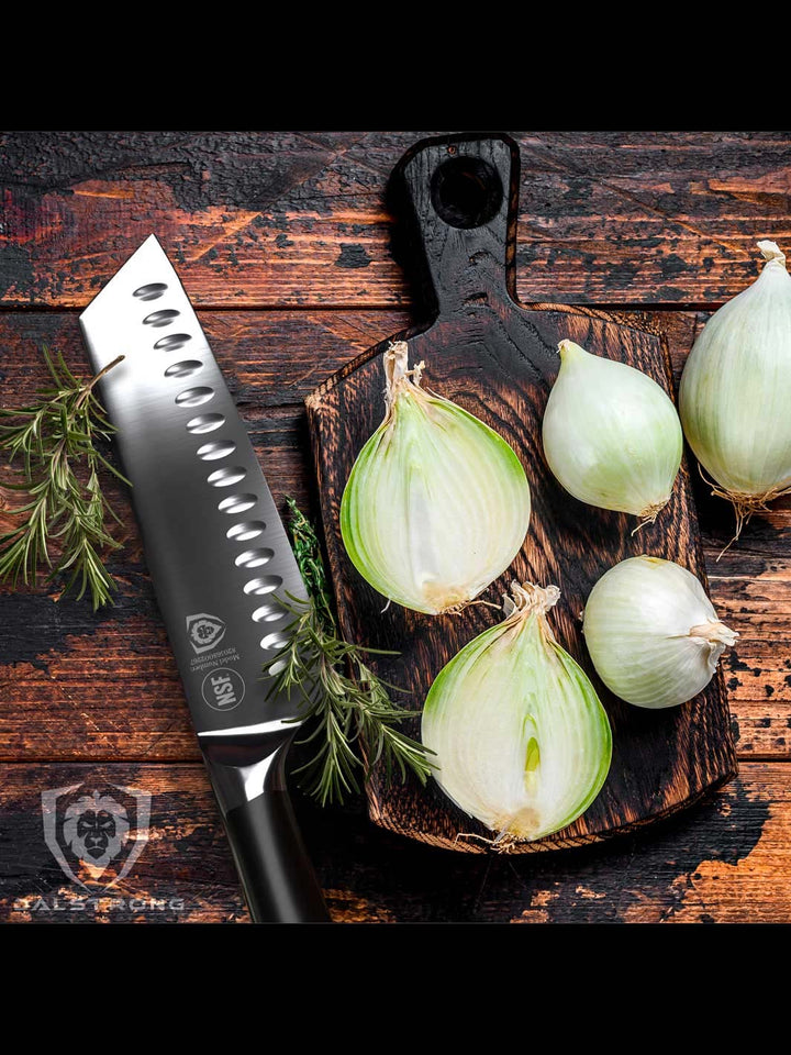 Santoku Knife 7" | Vanquish Series | NSF Certified | Dalstrong © 10