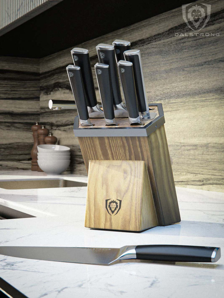8-Piece Knife Block Set | Vanquish Series | NSF Certified | Dalstrong © 20