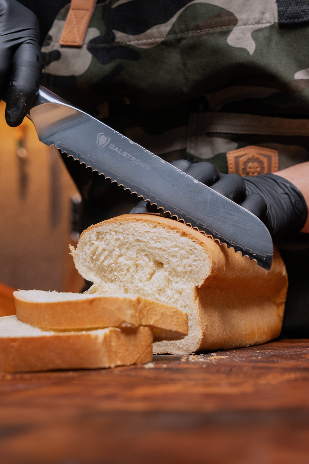 Freshly sliced.