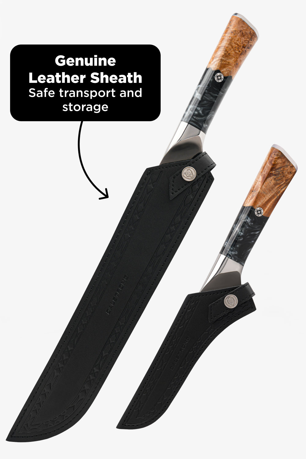 2 Piece Set | Slicing Knife & Boning Knife | Valhalla Series | Ravenstone Edition | Dalstrong ©