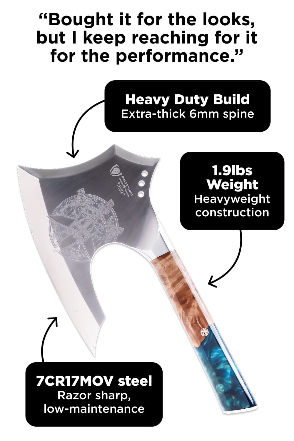 Meat Axe Chopper | Valhalla Series | Dalstrong ©