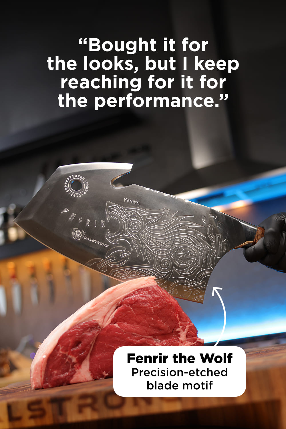 Obliterator Cleaver Knife XL | Valhalla Series | Dalstrong ©