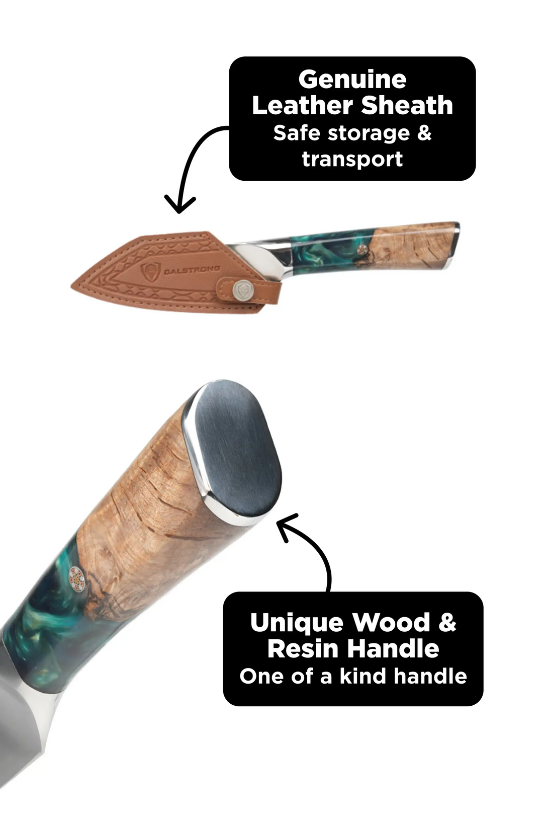 Valhalla Bundle | 8" Chef Knife + 4" Paring Knife + 7" Santoku Knife