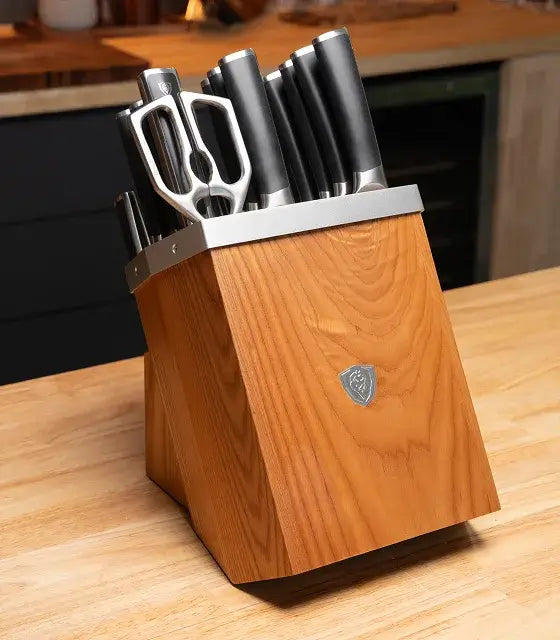 content: Ash Wood & Aluminum Block