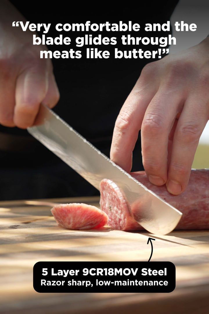 Valhalla Bundle | 12" Slicer Knife + 6" Boning Knife + 8" Crixus Knife