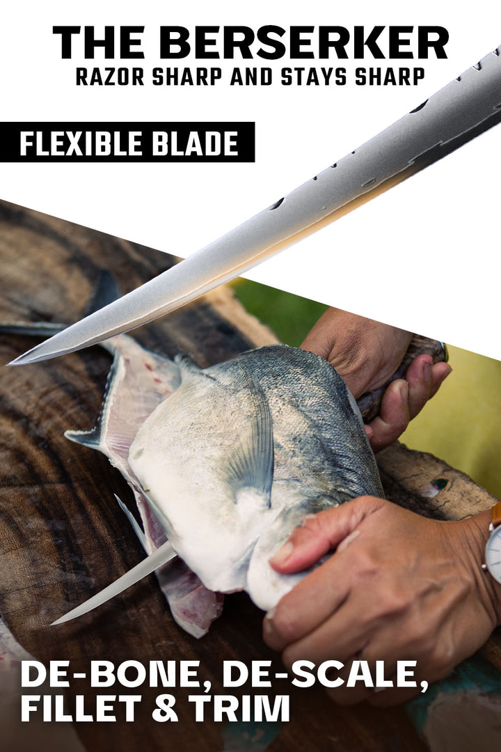 Fillet Knife 7" | Flexible Blade | Valhalla Series | Dalstrong ©