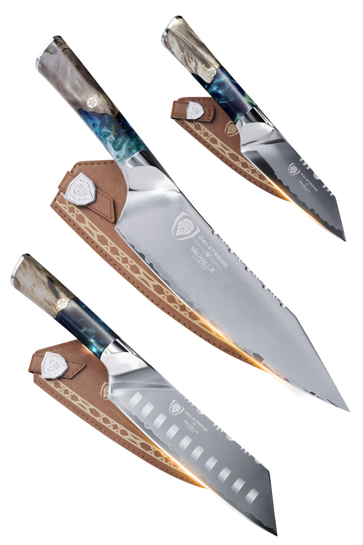 Valhalla Bundle | 8" Chef Knife + 4" Paring Knife + 7" Santoku Knife