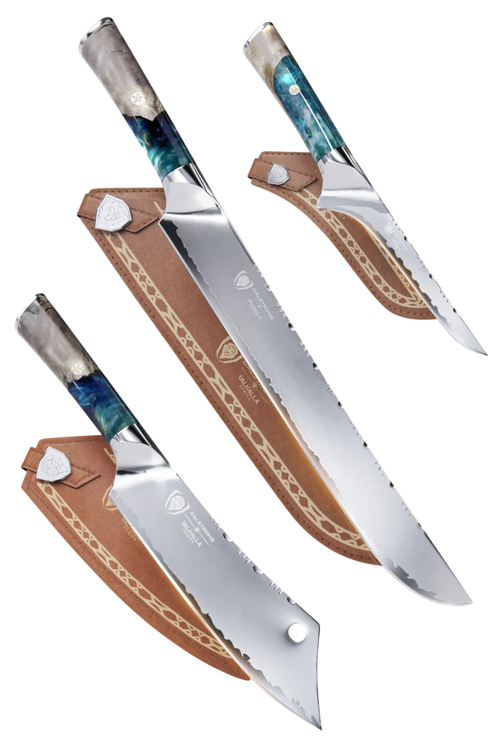 Valhalla Bundle | 12" Slicer Knife + 6" Boning Knife + 8" Crixus Knife