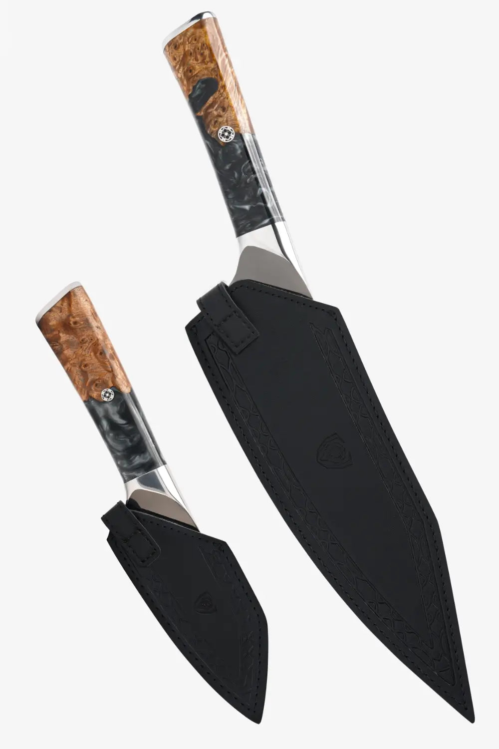 2 Piece Set | Chef Knife & Paring Knife | Valhalla Series | Ravenstone Edition | Dalstrong ©