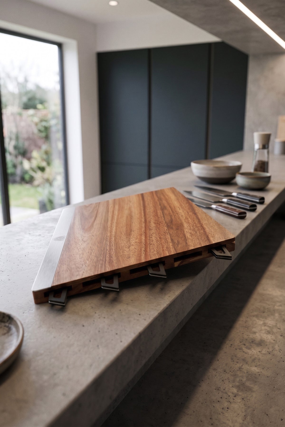 Arro block resting horizontally on a counter