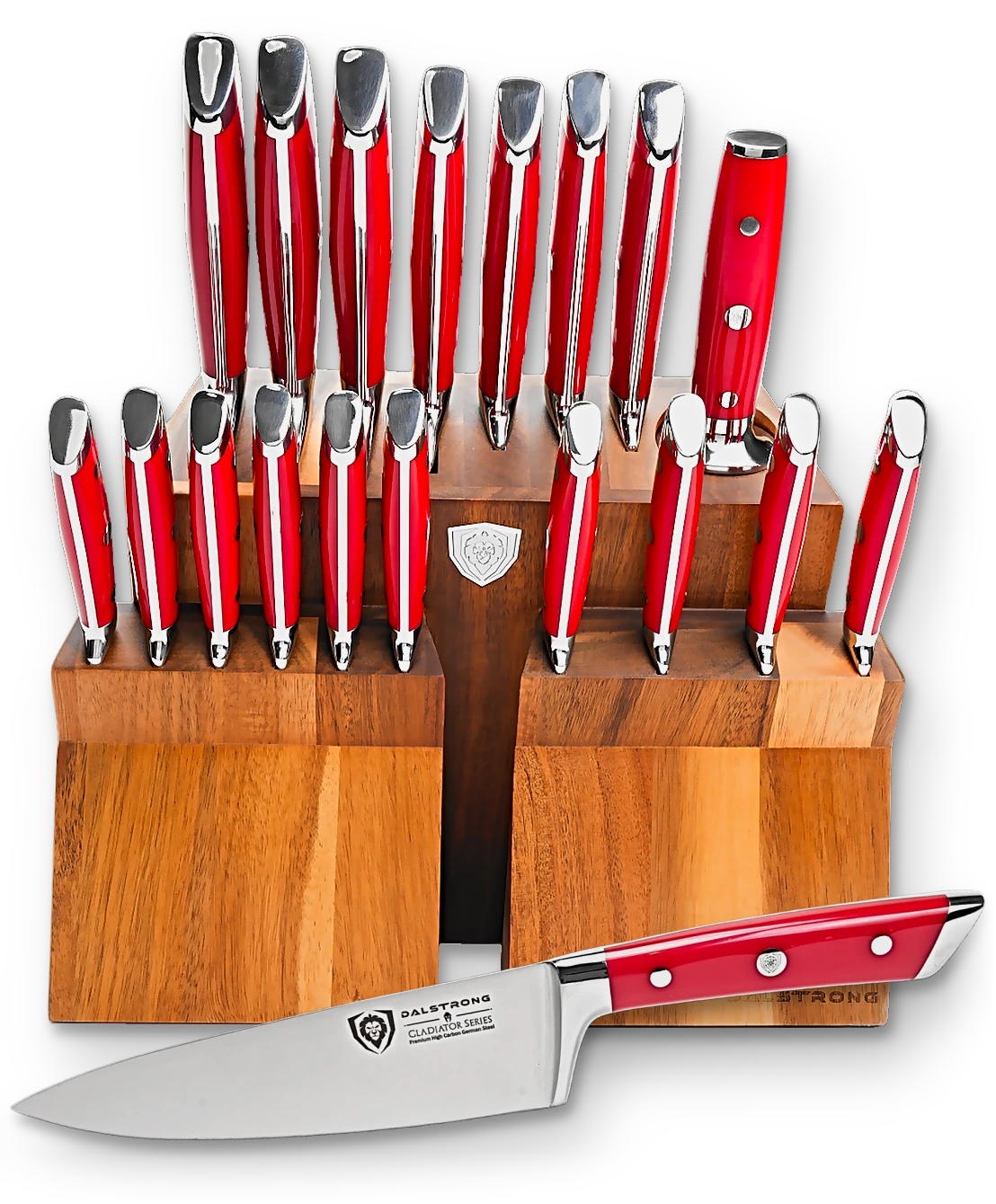 Gladiator Series _ 18-piece Colossal Knife Set with Block _ 1