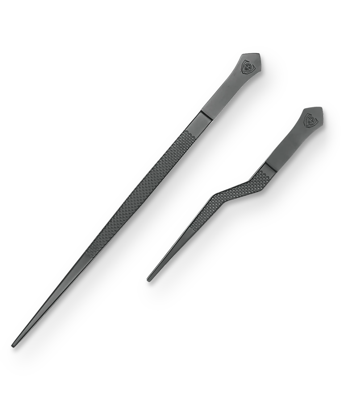 Dalstrong © _ 2 Piece Tweezers Set | 10" Straight + 6.5" Offset | Professional Plating Set | Dalstrong © _ 1