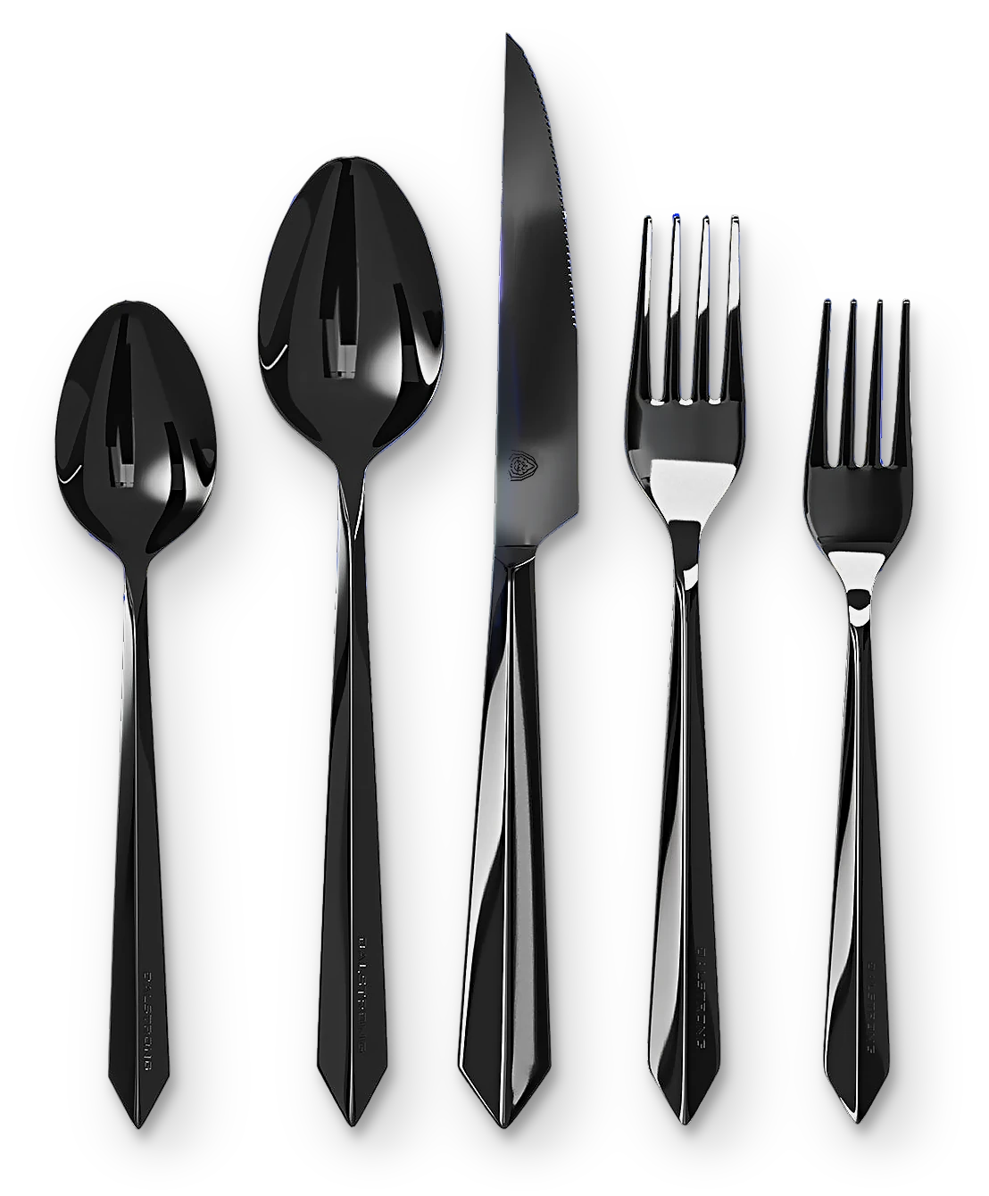 Dalstrong © _ 20-Piece Flatware Cutlery Set | Black Stainless Steel | Service for 4 | Dalstrong © _ 1