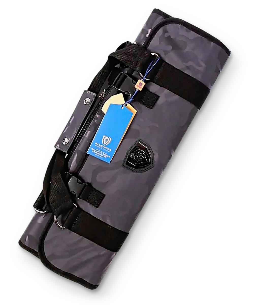 Premium Knife Roll | Dark Camo | Ballistic Series | Dalstrong ©