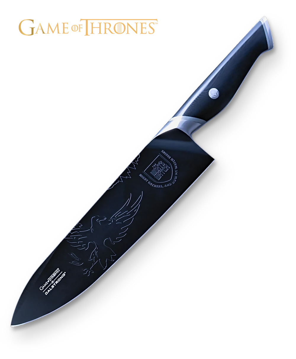Chef Knife 8" | Game of Thrones™ Edition | Night's Watch™ | Dalstrong ©