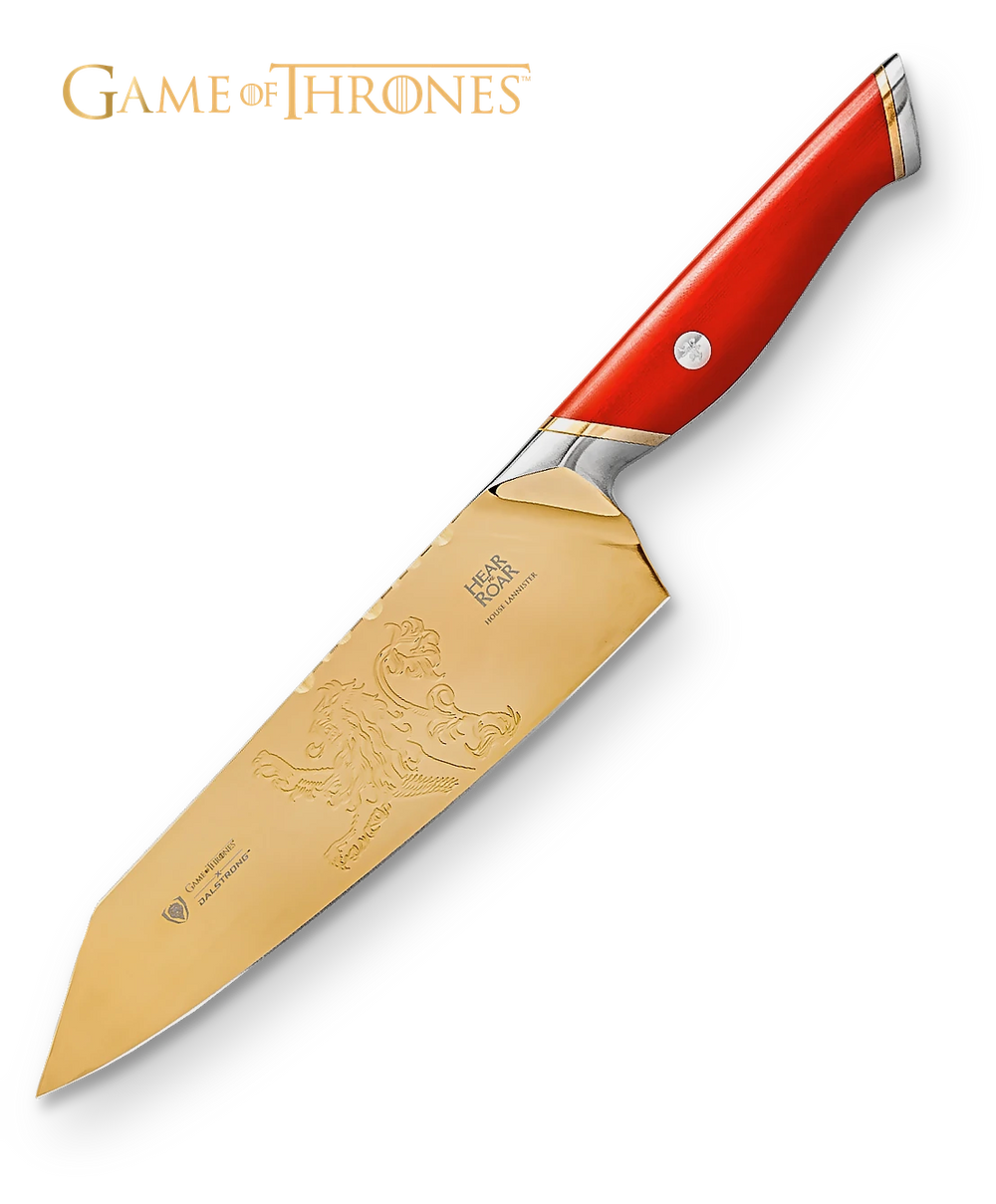 Chef Knife 8" | Game of Thrones™ Edition | House Lannister™ | Dalstrong ©