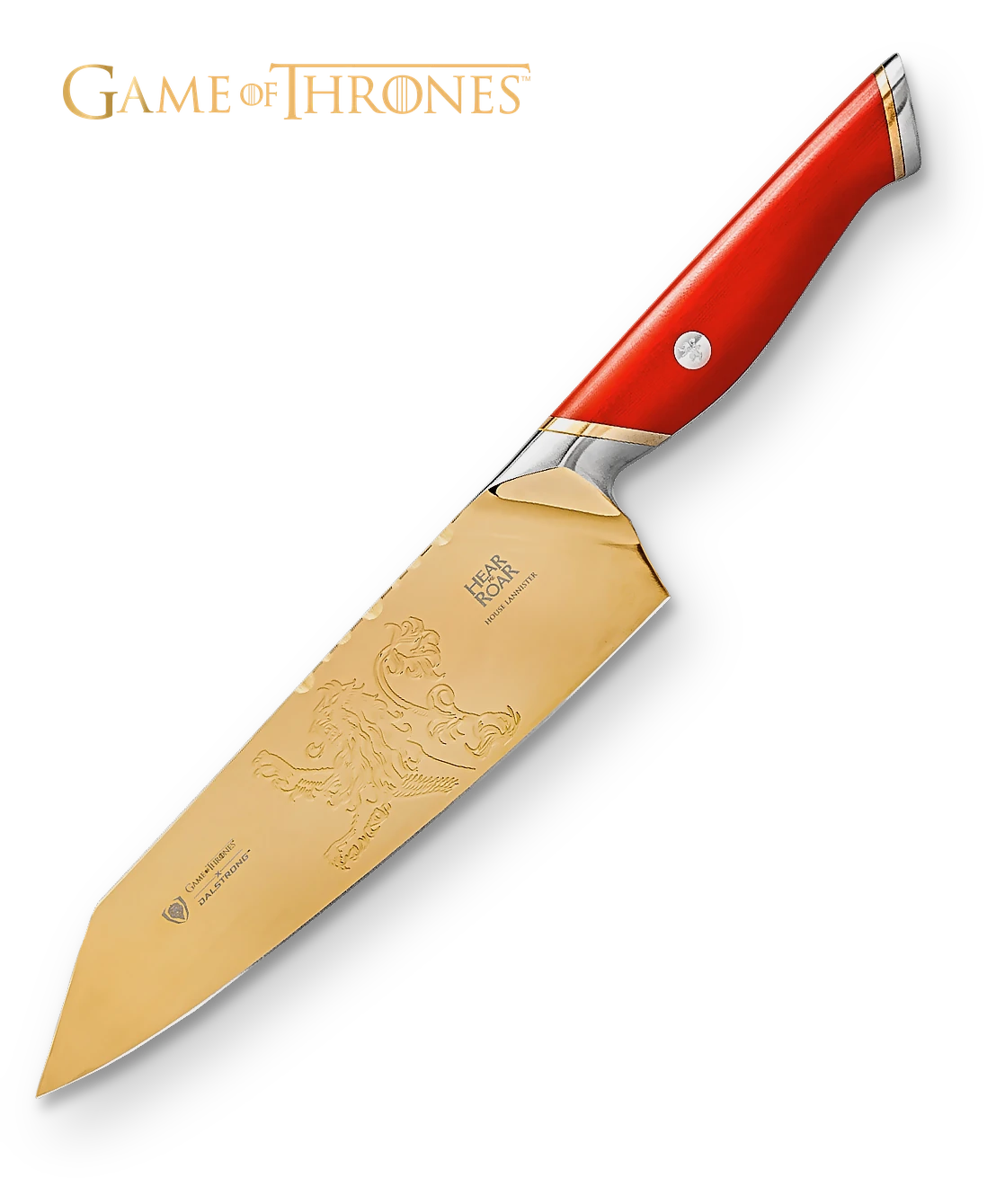 Game of Thrones™ Edition _ Chef Knife 8" | Game of Thrones™ Edition | House Lannister™ | Dalstrong © _ 1