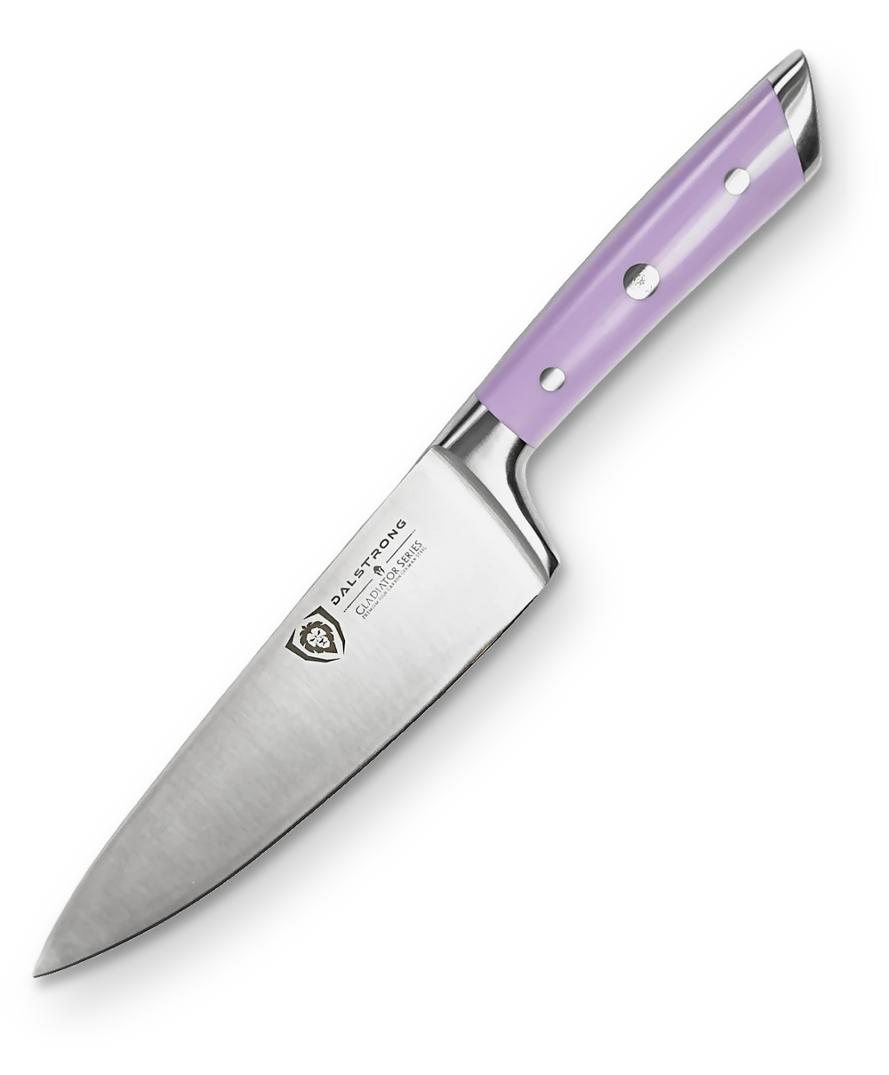 Chef Knife 8" | Lilac Handle | Gladiator Series | NSF Certified | Dalstrong ©