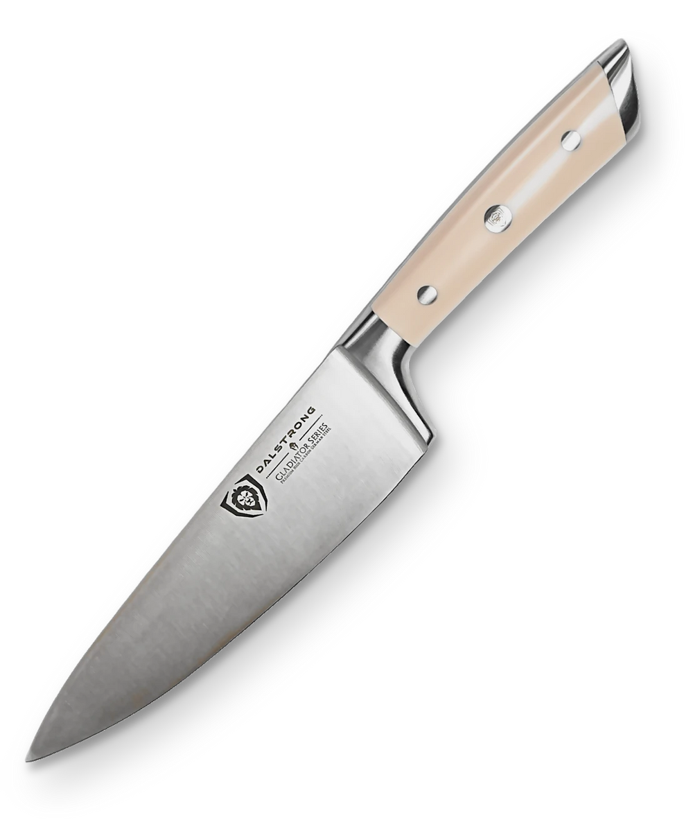 Chef Knife 8" | Peach Handle | Gladiator Series | NSF Certified | Dalstrong ©
