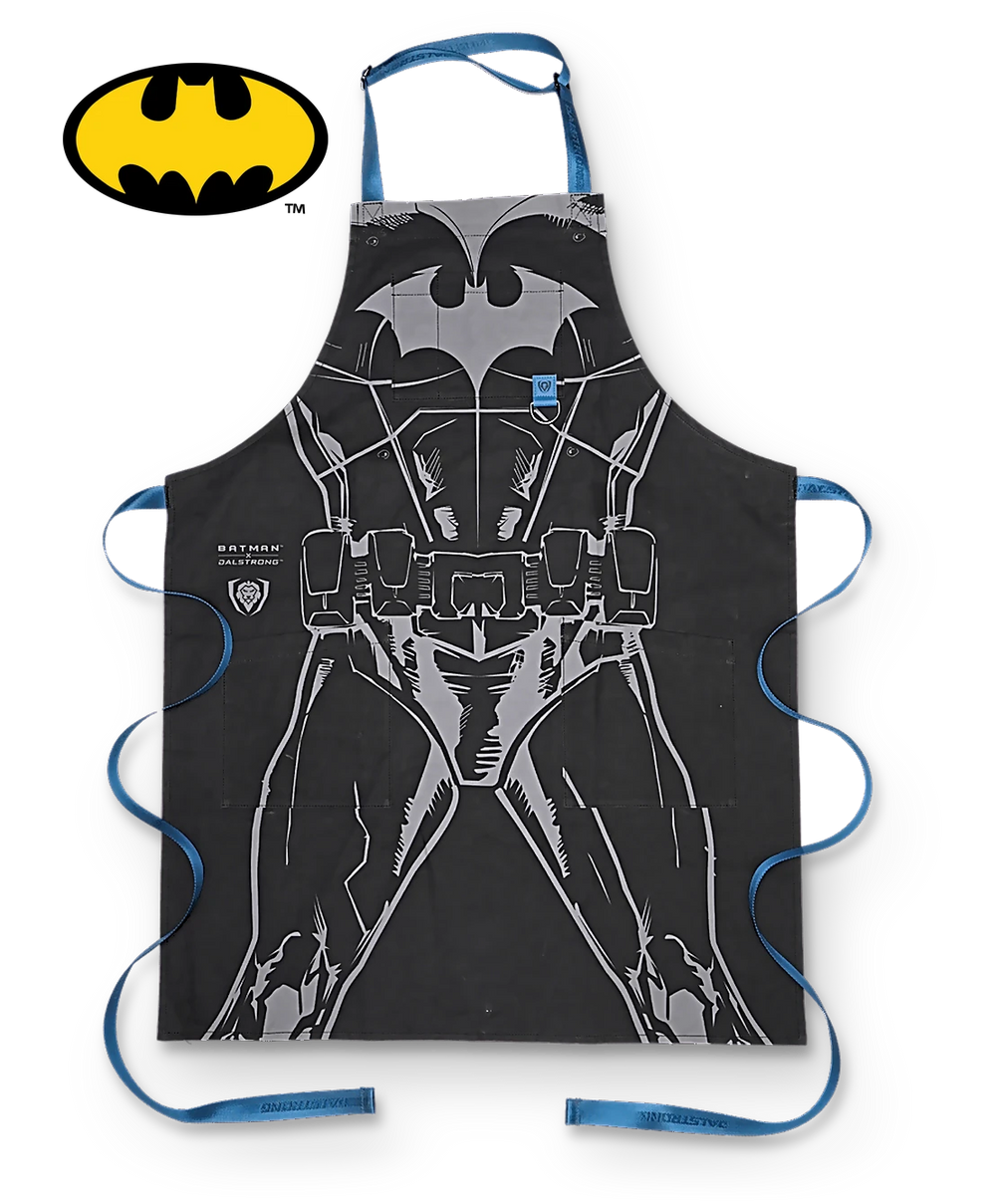 Chef's Apron | Batman™ Edition | Black Crusader | 100% Breathable Cotton | Dalstrong ©