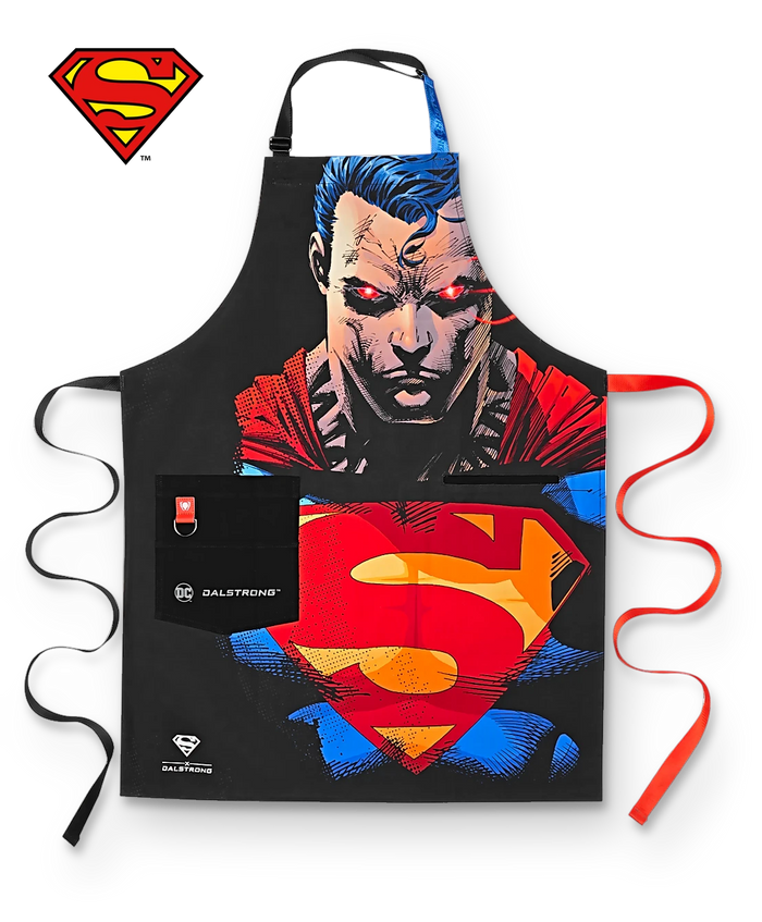 Superman™ Edition _ Chef's Apron | Superman™ Edition | Heat Vision | 100% Breathable Cotton | Dalstrong © _ 1