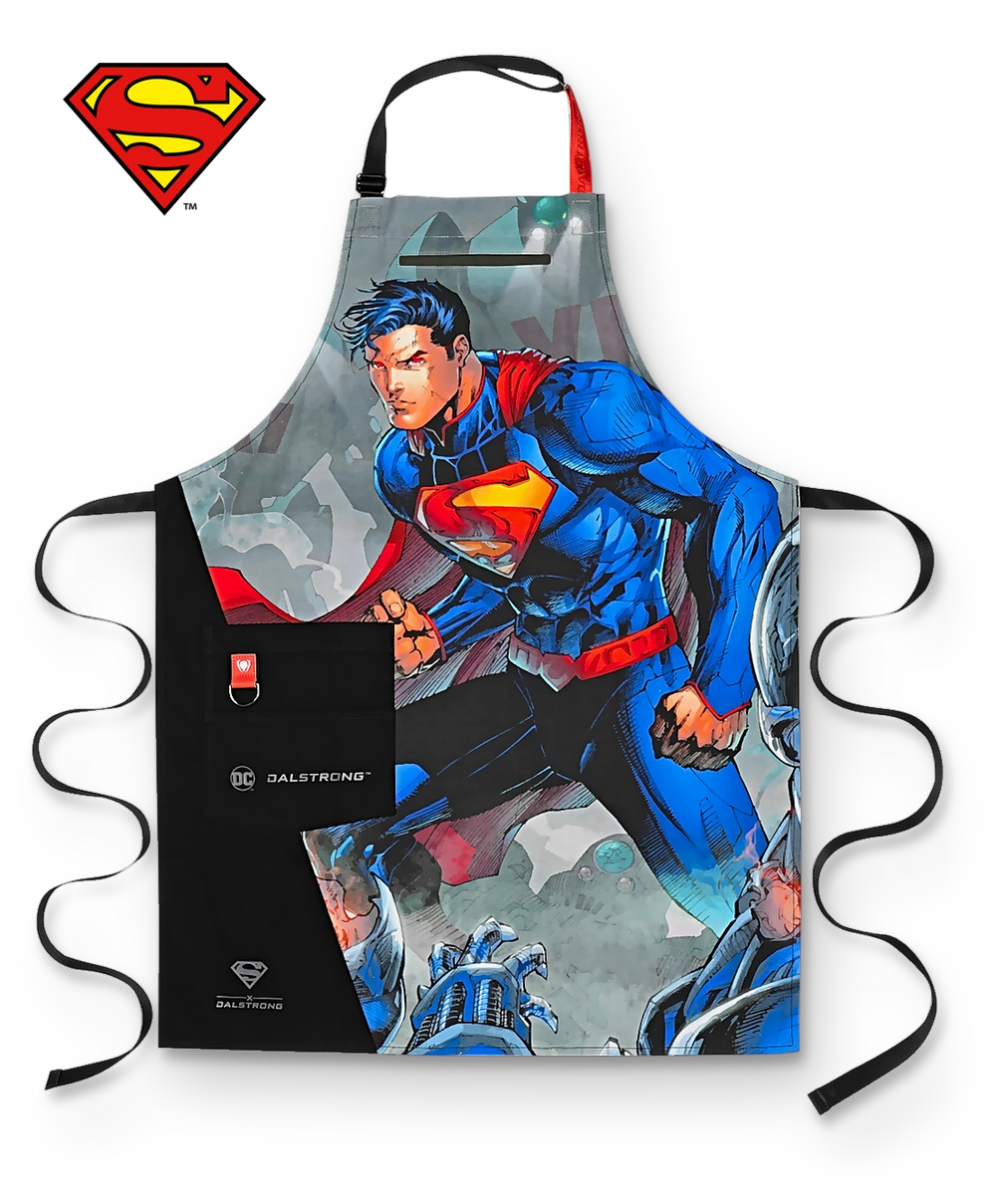 Chef's Apron | Superman™ Edition | Man of Steel | 100% Breathable Cotton | Dalstrong ©